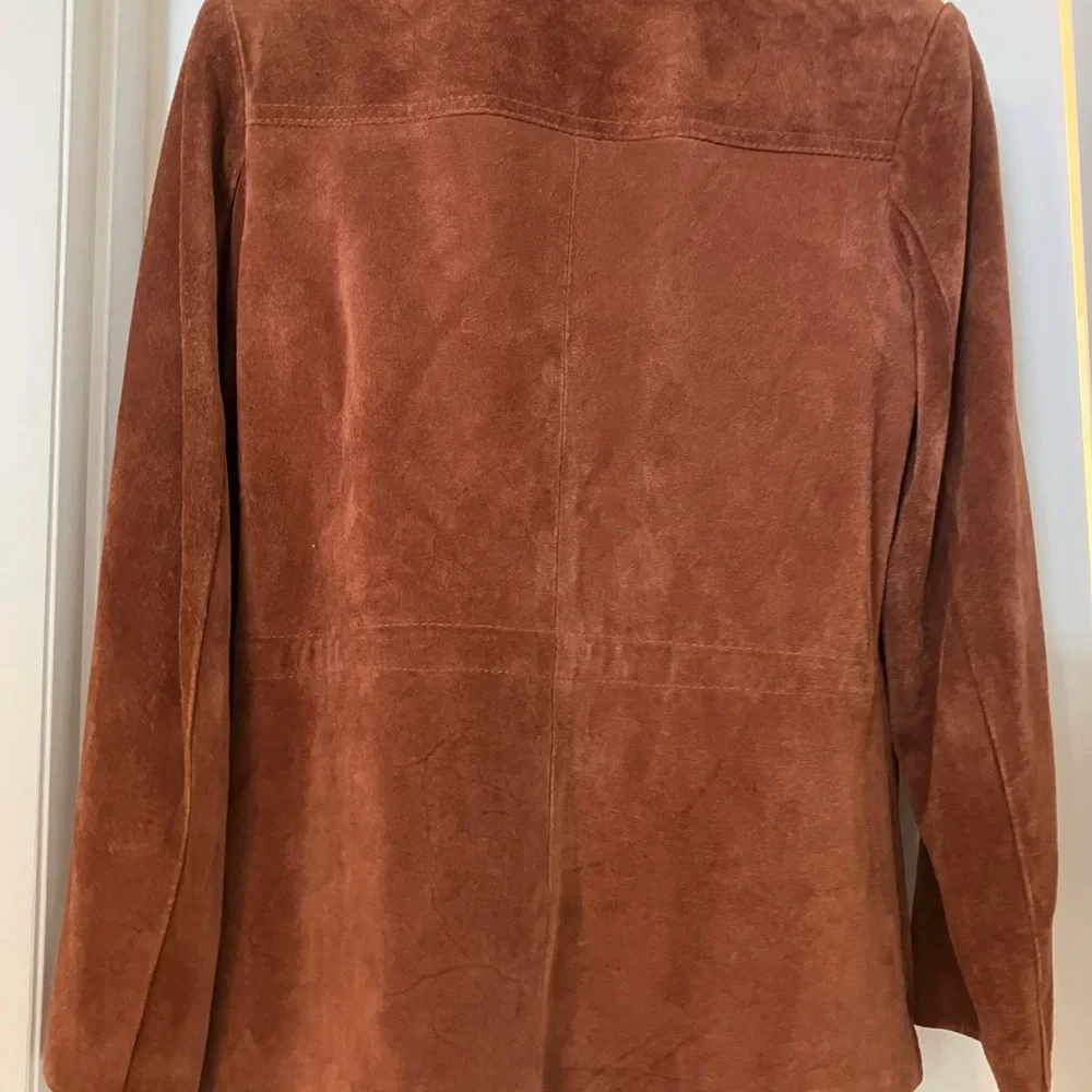 Vintage Rust Suede Women’s Blazer - Picture 2 of 8